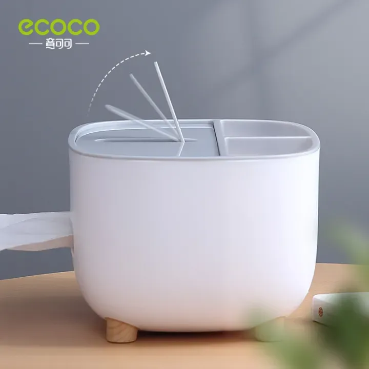 Tissue%20Box%20Cover%20Holder%20with%20Storage,%20Napkin%20Tissue%20Box,%20Multi-Function%20Tissue%20Box%20ABS%20Material%20Storage%20Organizer%20-%20Image%204