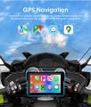 7" inch Motorcycles DVR Navigation GPS Wireless CarPlay Android Auto Portable Smart Display Waterproof IPX7 HD Recording Camera. 