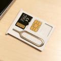 SIM Card Storage Box, Portable Secure Storage Of Mobile Phone Memory Cards,2-Slots-SIM Card+1-Slots-Cards-Pin+1-Slot TF-Card. 