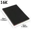 20pcs 16/32K Black Scratch Paper DIY Creative Painting Scraping Paper with Bamboo Stick Colorful Drawing Paper Art Painting Kit. 