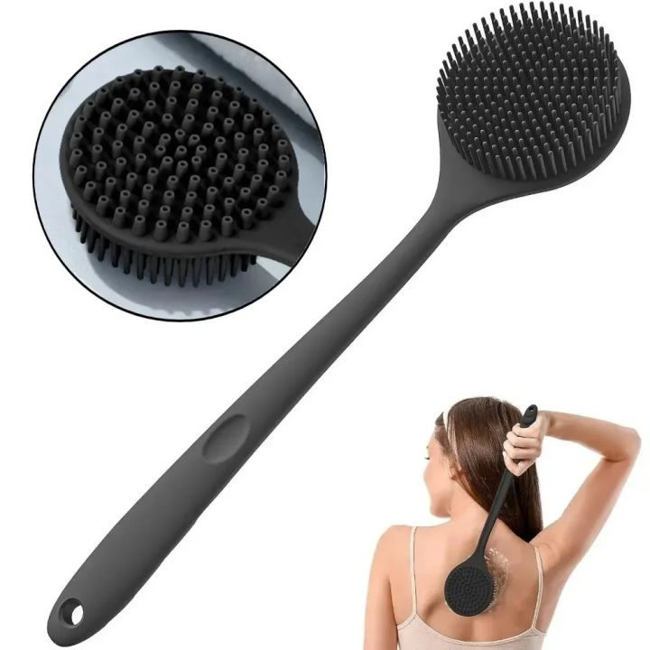 Double-Sided%20Silicone%20Back%20Sc%20Long%20Handle%20Body%20Bath%20Brush%20Shower%20Exfoliation%20Tool%20for%20Deep%20Cleaning%20Massage%20Skin%20Care%20-%20Image%204
