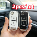 car remote key cover holder key case for Renault Sandero Stepway Logan 2 clio 5 Arkana captur Kadjar daster twingo trafic kwid. 