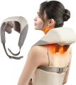 Neck and Shoulder Massager with Heat, Portable Massage Pillow, Shiatsu Back Shoulder and Neck Massager with Heat, 5D Kneading Neck Massager, for Pain Relief Deep Tissue. 