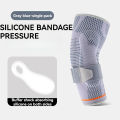 1Pcs Elbow Pads Silicone Compression Elbow Protection Sports Injuries 3D Knit Adjustable Elbow Support Tennis Basketball Unisex. 