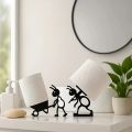 Cute Simple Animal Tissue Holder -Minimalist And Practical Paper Roll Holder An Ideal Creative For Holiday Gift Idea.
