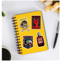 100Pcs Classic Rock Stickers DIY Stickers Scrapbooking Phone Luggage Skateboard Waterproof Decals.
