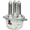 3-in-1 Aluminum Puttu Maker - Your Versatile Tool for Authentic Indian Cuisine. 