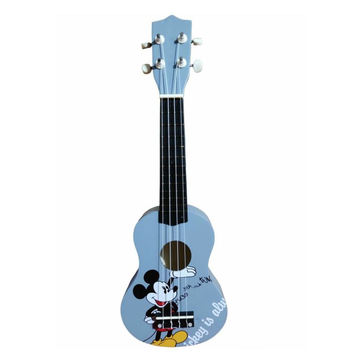 Micky Mouse Ukulele Cute 21 Inch Wooden Ukulele, Beginners Simulation Little Kinds Young Children