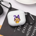 Basketball Fans Kobe Airpod Case 24 Jersey Black and White Earphone Cover for AirPods 2 3 Pro 2nd Generation Case Gift for Boys. 