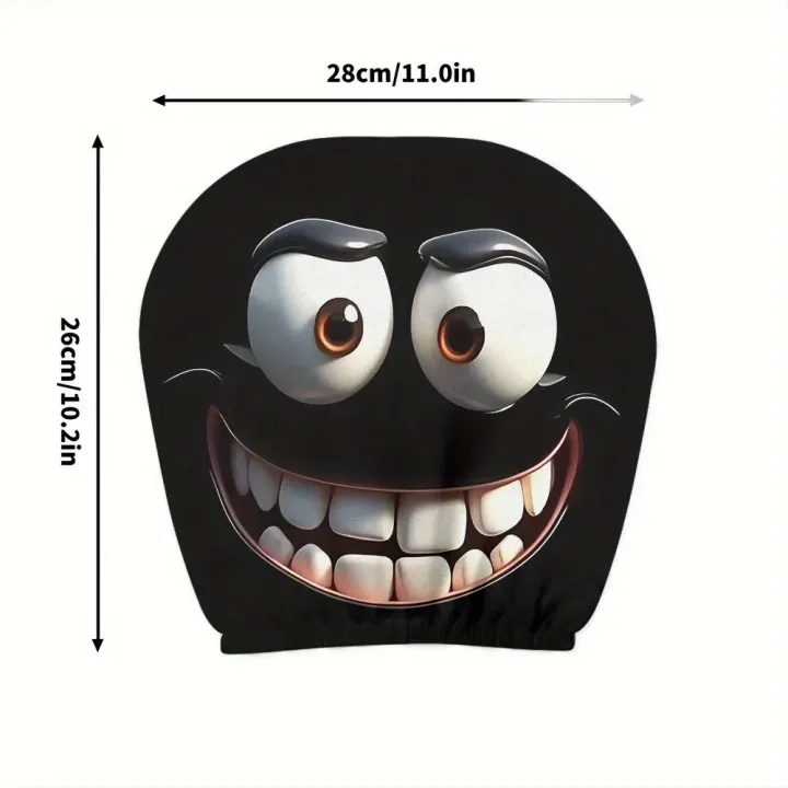 2pcs%20Smiley%20Face%20Printed%20Car%20Pillowcase%20Soft%20Comfortable%20Decorative%20Cushion%20Cover%20Auto%20Seat%20Headrest%20Washable%20Polyester%20Fabric%20-%20Image%206