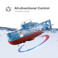 Rc Submarine  Mini Boat 0.1M/s Speed Remote Control Boat Waterproof Diving Toy Simulation Model  for Kids Boys Girls Child. 