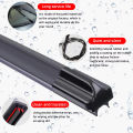 PINMOAP Double  Strip Wiper Suitable For Tesla Model 3 2018-2022 Car Windshield Wiper Blades 2018 2019 2020 2021 2022. 