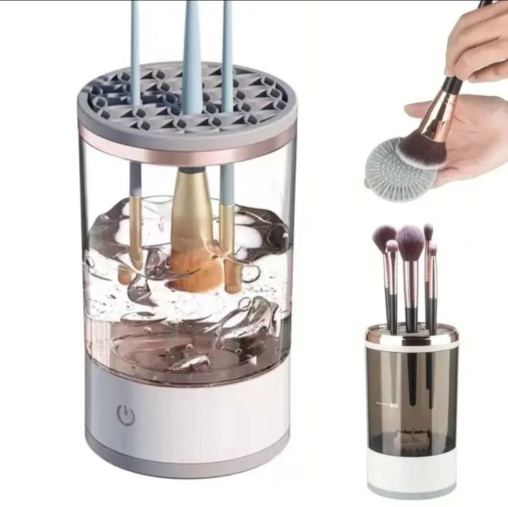 Make-up Brush Cleaner, Lazy Electric Cleaning Brush Quick-dry Tools Make-up Cleaning One