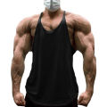Plain Men's Cotton Gym Tank Tops Running Vests Y-Back Bodybuilding Sleeveless Shirt Muscle Workout Athletic Fitness Singlets.