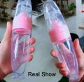 Full Silicone Spoon feeder 90ml rice vanguard squeezed spoons of rice vanguard bottle suction cup soft spoon head -1pcs. 