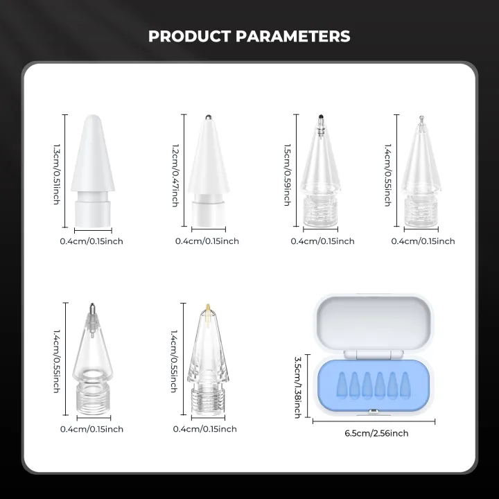 6/4%20in%201Replacement%20Pencil%20Tips%20For%20%20Pencil%20Pro/2nd%20Gen/1st%20Gen/USB-C,%20Upgraded%20iPad%20Pen%20Tips%20With%20Storage%20Case%20-%20Image%207
