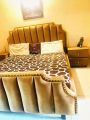 Bedset with beautiful dressing and sides tables. 