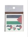 10 Palestine Face Arm Stickers Water Transfer Sticker Vibrant Colors Palestine Flag Tattoo Sticker Effortless Removal. 