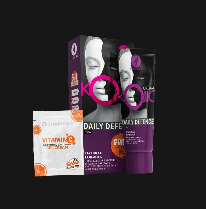 KOJIC CREAM NATURAL FORMULA REMOVE YOUR FACE BLACK HEADS FRANCLES FADE DARK SPOTS PIGMENTATION SPF 30