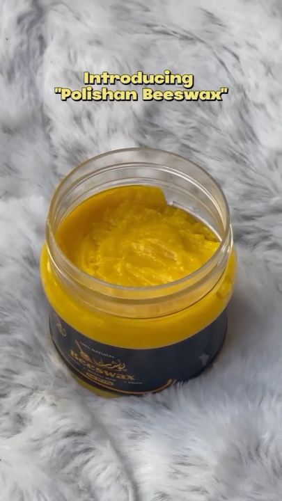 Beeswax Furniture Polish Wood Seasoning 85g - Natural Wood Wax Polish - Furniture Shiner