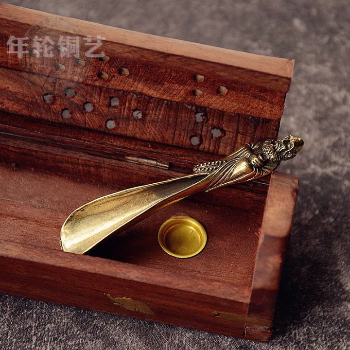 New%20Style%20Creative%20Tea%20Scoops%20Shovel%20Brass%20Copper%20Lotus%20Root%20Bamboo%20Tableware%20Coffee%20Spoon%20Pet%20Ceremony%20Ice%20Cream%20-%20Image%206