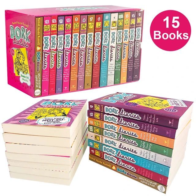 Dork Diaries 15 books set 1 to 15 by rachel renee russell