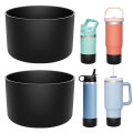 Silicone Insulated Cup Protective Sleeve Cushion For Stanley Quencher Adventure 40oz Tumbler with Handle & Ice Flow 20oz 30oz. 