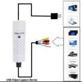 USB Video Capture Device USB 2.0 Easy to Cap Video TV DVD VHS DVR Capture Adapter Easier Cap support Win10 Newest. 