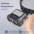 Ultra Bright Mini Rechargeable Head Lamp LED Clip on Cap Light Waterproof Sensor Hat Light Flashlight Headlamp for Fishing Camp. 