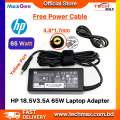 HP Laptop Adapter For HP V3000 V3700 6520S 6720S DV1000 (4.8*1.7mm) 65W Adapter Compaq 610 615 620 621 530 510 550 Series Yellow Pin. 