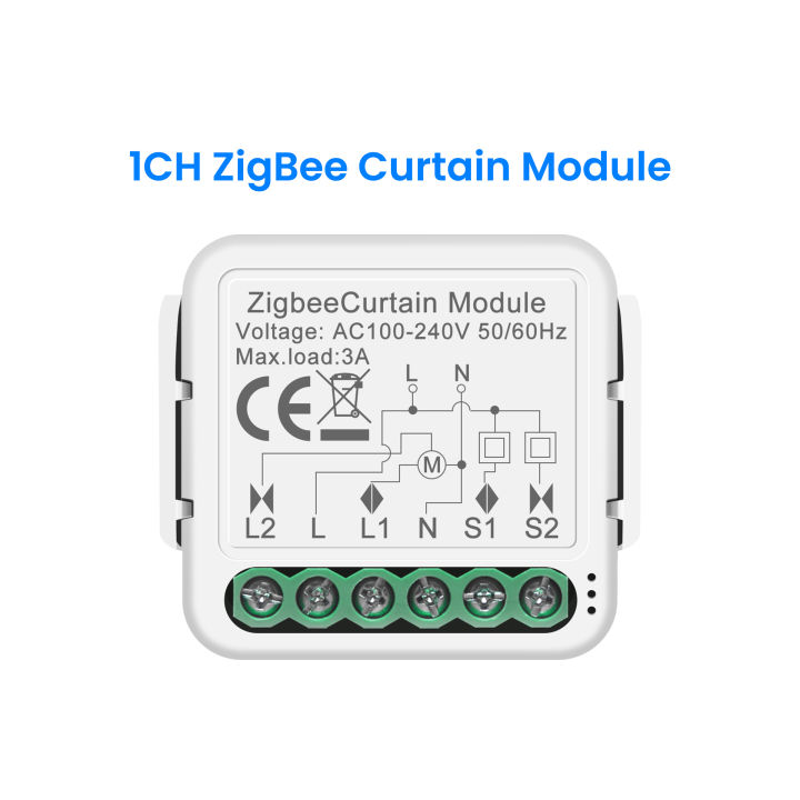 GIRIER%20Tuya%20ZigBee/WiFi%20RF433%20Smart%20Curtain%20Blind%20Switch%20Module%20for%20Roller%20Shutter%20Electric%20Motor%20Works%20with%20Alexa%20%20Home%20-%20Image%208