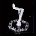 DIY Model Stand for Gundam, Compatible with MG, RG, and HG Kits, Featuring A Transparent Base and Support for Assembling..