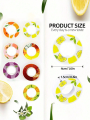 1pc Air Water Bottle With 1pc Random Round Shape Flavor Pod Sports Straw Plastic Cup Leak Proof Outdoor Travel Sports Bottles. 
