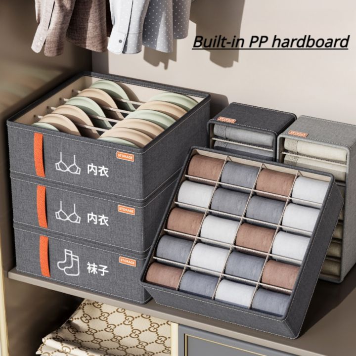 Closet Organizer Underwear Drawer Organizer Socks Bra Clothing Storage