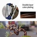 5m Bonsai Wire plant support Anodized Aluminum Bonsai Training Wire For Plant Shapes garden accessories 5 Sizes 1/1.5/2/2.5/3 mm. 