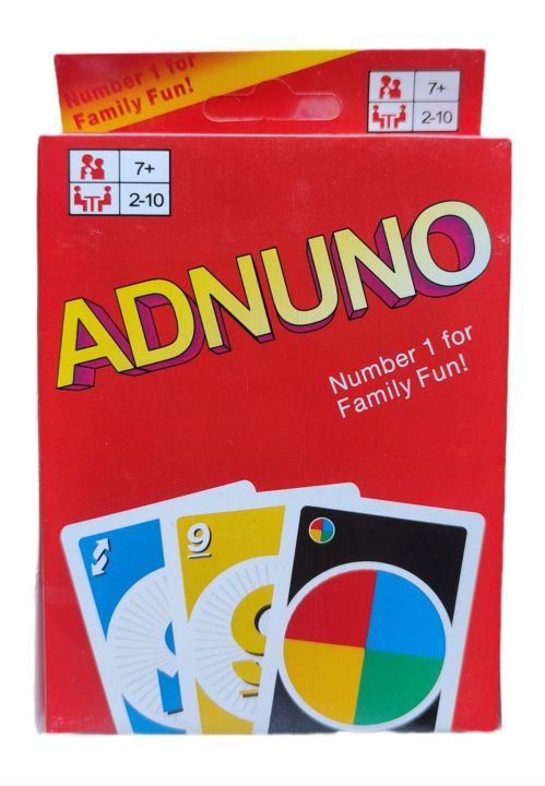 Adnuno Uno Card Game || Number 1 For Family Fun