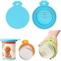 Reusable 3 In 1 Pet Food Can Silicone Cover Dogs Cats Storage Tin Cap Lid Seal Cover Pet Supplies Suitable For 8.5cm/7.5cm/6.5cm. 
