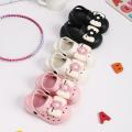 New Children's Slippers Summer Handmade DIY Cartoon Bow Sandals for Girl Flip Flops Non-Slip Garden Beach Shoes. 