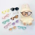 Glasses For Labubu 6.5cm Transparent Plastic Glasses for 1/8 1/6 1/3 1/4 BJD for Labubu MSD Plush for EXO Doll Sunglasses. 