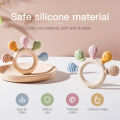 Soft Silicone Baby Teether – Cartoon Shape Rich Biting Points, Rounded Corners, Finger Shape Awareness, High-Temp Sterilizable.