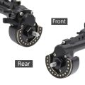F10 Axle Brass Weights Steering Knuckles Front and Rear Portal Cover for 1/10 RC Crawler Vanquish VRD VS4-10 Phoenix LCG Upgrade. 