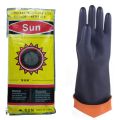 3 Pair Industrial Safety Hand Gloves, Resist Oils, Acids, Detergents & Most Chemicals. 