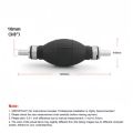 Rubber Aluminum Manual Fuel Pump Hand Primer Oil Gasoline Petrol Diesel Liquid Transfer Pump 6mm/8mm/10mm/12mm. 