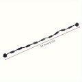 5pcs Black Spider Silk Rope Connectors, 23.5cm Building Bricks Chain Building Block 14226 63141 Accessories High-Tech MOC Blocks.