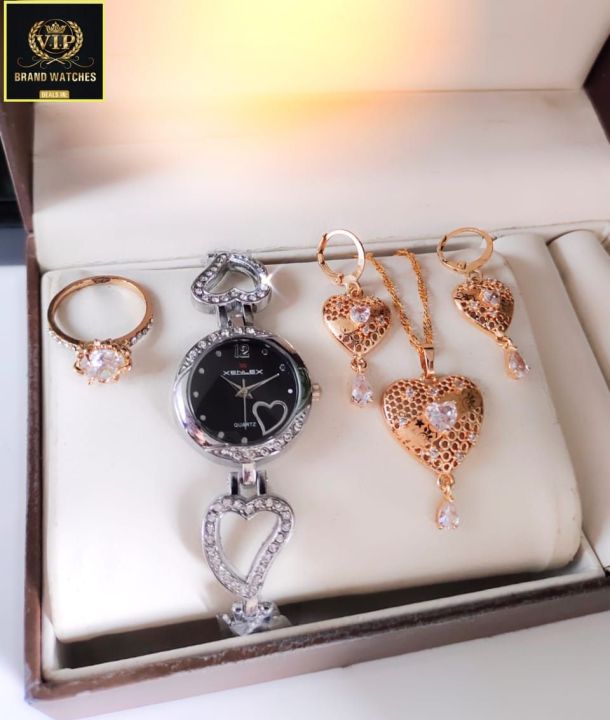 Watch with locket Set