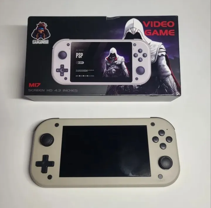 BOYHOM M17 Retro Handheld Video Game Console Open Source Linux System 4.3 Inch IPS Screen Portable Pocket Video Player for PSP