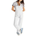 Washed Denim Overalls For Women, Internet Celebrity Style, Age-reducing, Loose Wide-leg Floor-length Trousers, Denim Overalls.