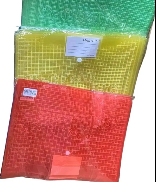 04%20Pcs%20My%20Clear%20Bag%2017c%20(Hard)%20/%20My%20Clear%20File%20/%20Button%20File%20/%20Documents%20Carrier%20Soft%20File%20For%20Office%20School%20Home%20&%20Multipurpose%20Use%20-%20Image%203