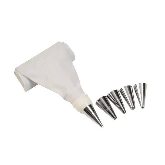 Piping bag with 5 Nozzels Daraz.pk