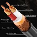 YYTCG-CM Aux Cable Adapter, TV Audio Cable, PC Amplifier, Home Theater, DVD Speaker Cable, 3.5mm to 2RCA, 3.5mm. 